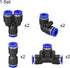 uxcell Pneumatic Air Hose Tubing, 4mm(5/32'') ID x 6mm(1/4'') OD, 10m/32.8Ft Pipe Black with Connect Fitting Kit
