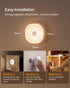 4 Pack 100LM Counter, Homelist Small Rechargeable Motion Sensor Light, COB Light Source Puck Lights Rechargeable