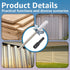 Lakapre 30 Sets 1/4"-20 2-1/4" x Hurricane Anchor Kit for Fixing Shutter Panels Storm Panels Sliding Glass Doors