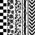 YOUOWO 5 Pack Black & White Cruise Lanyards with Vertical ID Badge Holder for Office, Waterproof ID Card