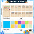 MixTeach 72 Pcs Teacher Appreciation Gifts - Wooden Sticky Notes Pads Holder with Inspirational Back to School