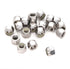 binifiMux 50pcs 1/4-20 Inch 304 1/4" Nylon Inserted Self Locking Nuts - Stainless Steel, Nylock Nuts for Furniture