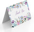BZHTRMK 20PCs, 4 6 inch. Elegant Floral Surrounded Thank You Cards with Envelopes, Warm Appreciation, Blank Inside
