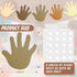 Multicultural Hand Cut Outs, Skin Tone Handprint Accents Paper Cutouts for Classroom Decoration, 50 Pieces