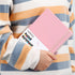 Lined Journal Notebook, Hardcover, 216 Pages, A5 College Ruled, 100gsm Thick Paper, Pen Loop, Inner Pocket, Pink