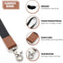 Lanyards for Keys, Black Long Keychain Lanyard for Women and Men, Cute Neck Lanyard for ID Badges