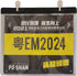 20 BIANJIE-Race Bibs, Medal Hanger DisplaysBib Protection Bag, can Hold More Than Bibs, Protective Bib, Easy