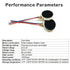 20PCS Mini Vibration Motor DC3V 12000rpm for Cell Phone Electronic Device Repair and Classroom Projects
