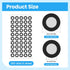Ryetvok 300pcs 3D 3D 3D 3D Precision(10mm&6mm) Scanning Marker for Scanners, High Reflective Positioning Dots