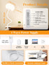 ReinHoo 10 10 Clip on Light, RGB Colors & Warm White Desk Lamp with Clamp, Brightness Reading Light, Night Lamp