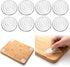 Skrfren 8 PCS Rubber Feet for Cutting Board Non-Slip Feet 1.6 Inch Silicone