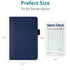 RSAquar Server Book Organizer with Zipper Pocket, PU Leather Restaurant Guest Check Presenters Card Holder
