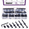 Swpeet 84Pcs Black M6 20/30/40/50/60/70/80mm Crib Hardware Screws Kit, Hex Socket Head Cap