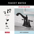 Delta MYN18-MB Mylan 18-in Wall Mount Towel Bar with 6-in Extender, Bath Hardware Accessory