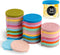 Oui Yogurt Jar Lids Silicone | 36 Pack Colorful Covers Fit For