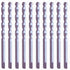 Masonry Drill Bits 5/32 in.x 3-1/2 in. Carbide Tip Flat Shank Drill - 10Pcs for Concrete Stone Bricks