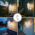 E26 (60W Photocell-Controlled Outdoor Wall Light Die-Cast Aluminum & Glass Water-Resistant Exterior Fixture, Wet
