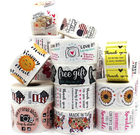 Littlefa Thanks for Supporting This Side Husting Mama Stickers, Thank You for Supporting This Mama Small Business