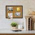 OWLKELA Cork Bulletin Board 17.7"X 13.3", Notice Pin Board for Office & Home Decor, School Vision
