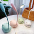 Cute Cat LED Desk Lamp for Kids, USB Rechargeable Reading Light, Portable Flexible Gooseneck Cartoon Desk Lamp (Green)