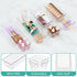 WOWBOX 6 Pack Clear Drawer Organizer Set - Acrylic Storage Trays for Makeup, Cosmetics, Jewelries, Office