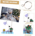 Microlandschaft Memo Clip Photo Holder Stand Unique Table Lamp for Notes and Messages Decoration for Home Office
