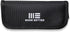 Nylon Utility Knife Pouch, Compatible with 2 Knives, Includes Polishing Cloth and Stickers, Black