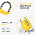 Puroma 2 Pack Combination Lock, 4 Digit Locker Lock, Outdoor Waterproof Padlock for School Gym Locker