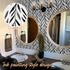 Wudnaye Black and White Peel and Stick Wallpaper, Leaf Contact Paper 17.7 inch × 78.7 inch, Self Adhesive Decorative