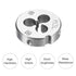 uxcell Tap and Die and Drill Bit Set, M3 x 0.5 Left Hand Thread Milling Tap and Round Die