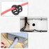 Zelphvt 50Pcs Grommets, 1/2 Inch Black Snap Bushing, Snap in Plastic Cable Knockout Insulating Bushing for Electrical
