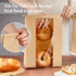 50 13.7 8.2 3.5 Inches Ohuimrt PCS Large Paper Bread Bags for Sourdough Bread, x x Bakery Bags with Window, Homemade