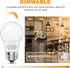 A15 Ceiling Fan Light Bulb, 60 Watt Equivalent, 6.5W Dimmable LED, 2700K Warm White, 4 Pack