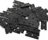 300 1.5 Inch NEWISHTOOL Black Plastic Razor Blades, PCS Double Edged Replacement for Scraper and Safety Glass Use