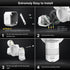 25W 3000LM 5000K 4 320Wide SANSI Upgraded Motion Sensor Outdoor Lights Flood Lights Outdoor, Dusk to Dawn Security