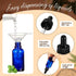 Lallisa 100 Pack Essential Oil Dropper Bottles, 30 ml Glass with Eye Dropper Dispenser, 5 Funnels, 5 Pipettes, 100