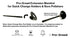 Pro-Graad EM-144 4 1/4" 4" 1/4"-20 Extension Shank for Quick Change Disc Pad Holders & Bore Polishers, Shank Mandrel x