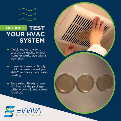 Evviva Sciences Mold Test Kit for Home, 5 Simple Detection Tests with Optional Lab Analysis