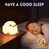 Dimmable DoDo Duck Night Light, Duck LED Night Light, Nursery Silicone Bedside Touch Lamp for Home Bedroom Decor