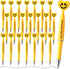 Qilery 50 Pcs Employee Appreciation Gifts, Smile Face Pens, You Are Awesome Pens, Black Ink Ballpoint
