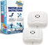 2 Pack Water Leak Detector - 95 dB Flood Detection Alarm Sensor for Bathrooms, Basements, and Kitchens by Mindful Design