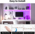 16.4ft 12V 300 iNextStation Pink LED Strip Lights, LED Light for Bedroom with LED Cuttable Tape Light for Kitchen