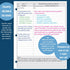 BookFactory Universal Note Taking System (Cornell Notes) - 3 NoteTaking Pads, 50 Pages, 8 1/2" x 11"