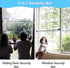 16.5" 51" 2 Pack BsBsBest Sliding Door Security Bar to Sliding Door Lock Heavy Duty Sliding Glass Patio Door Window