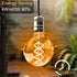 BOSITE G80 Vintage Edison Light Bulbs, 4W (40W Equivalent), Dimmable, 2700K Warm White, Amber Glass, 4 Pack
