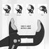 3PCS Set, Set 7 10 12Inch HAUTMEC Tongue and Groove Joint Pliers Tool Auto-Adjusting Water Pump Pliers with Storage