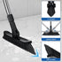 Qaestfy Grout Brush with Long Handle for Cleaning, Stiff Bristles Handheld Tile Scrub Brush, V-Shape Crevice Cleaning