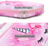 Bible Covers for Women, Girls Bible Bags, Kids Scripture Carrying Case with Handle Pockets (Pink-Marble)