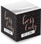 Boss Lady Sticky Note Cube - 600 Sheets Memo Block, 2.75" Printed on 4 Sides, Super Chic Empowering Design