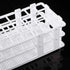 Eowpower Plastic Lab Test Tube Rack, Storage Stand Holder Detachable for 20mm Test Tubes, 40 Holes